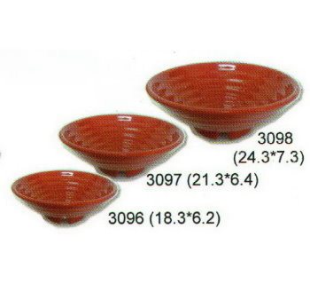 SYSYL-R-3096時尚紅美耐皿-拉麵碗
