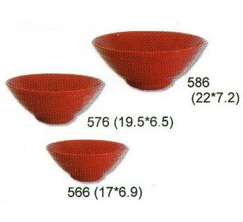 SYSYL-R-586時尚紅美耐皿-拉麵碗