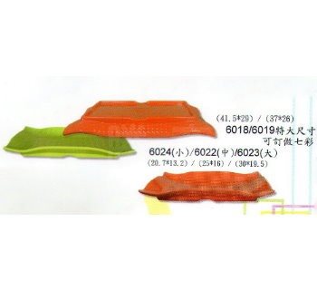 SYSYL-S-6022七彩美耐皿-高腳燒物盤