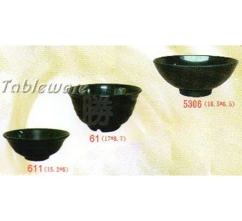 SYSYL-B-5306黑炫風美耐皿-生意碗