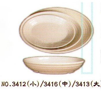SYSYL-W-3413牙色美耐皿-螺紋深腰盤 