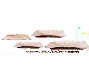 SYSYL-W-6022牙色美耐皿-高腳燒物盤