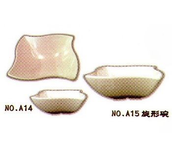 SYSYL-W-A14牙色美耐皿-旋形碗