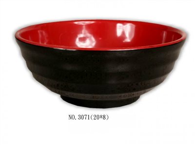 SYSYL-RB-3071紅黑系列美耐皿-拉麵碗