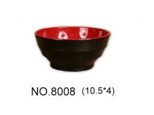 SYSYL-RB-8008紅黑系列美耐皿-沙茶碗