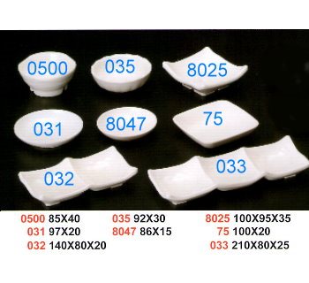 SYHSC-M-031乳白色系列美耐皿-  4"豆油池