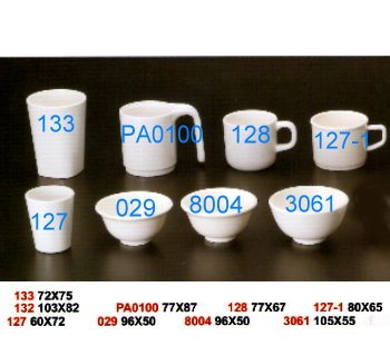 SYHSC-M-3061乳白色系列美耐皿-南京碗