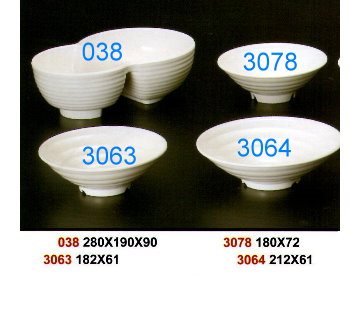 SYHSC-M-3064乳白色系列美耐皿-8.4"日式拉麵碗