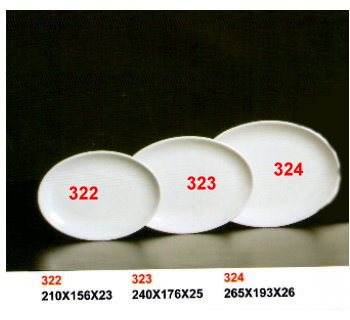 SYHSC-M-322乳白色系列美耐皿-8.5"腰型果盤