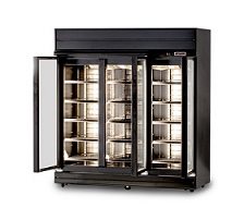 SYDR-SF-60A20 三門玻璃展示櫃-霧黑-全冷藏-6尺-1680L