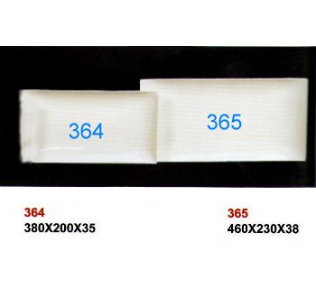SYHSC-M-365乳白色系列美耐皿-18"翹角長方盤