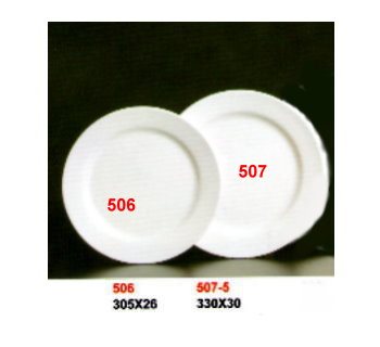 SYHSC-M-506乳白色系列美耐皿-12"中式圓盤