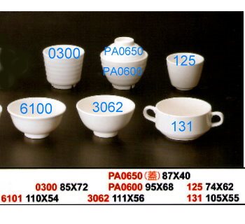 SYHSC-M-6101乳白色系列美耐皿-4.2"反口飯碗
