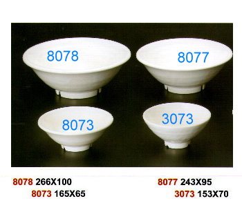 SYHSC-M-8077乳白色系列美耐皿-9.5"拉麵碗