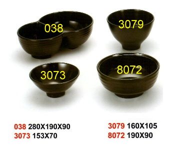 SYHSC-B-8073黑色系列美耐皿-6.5"拉麵碗