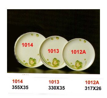 SYHSC-F-1013福蓉花系列美耐皿-13"圓型果盤