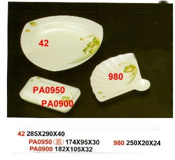 SYHSC-F-42福蓉花系列美耐皿-11.2"義大利麵湯盤