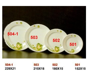 SYHSC-F-501福蓉花系列美耐皿-6"中式圓盤