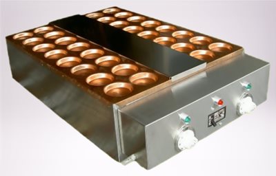 SYDCA-H32H 紅豆餅爐-新型-電力式-32洞(紅銅)