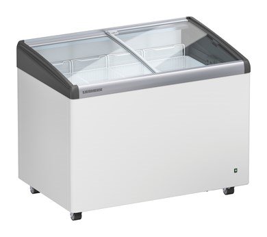 SYHLB-EFI-2853  LIEBHERR弧型玻璃對拉冷凍櫃197L、3尺5-附LED燈