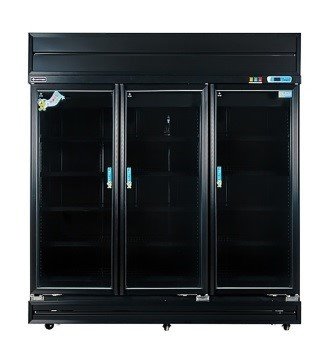 SYGC-TD-6200B冷藏三門展示櫃(黑色)(機上型)