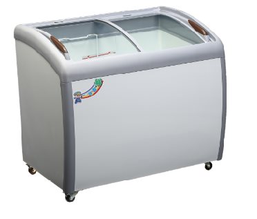 SYGC-XS-260YX   3.3尺玻璃斜拉式冰櫃190L